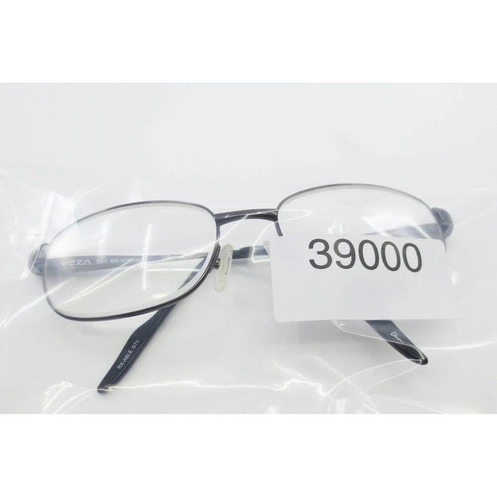 Veza Omni Gunmetal Oval Eyeglasses Frames 55-17-135 666197890420